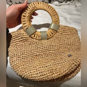 Florabella woven hand bag